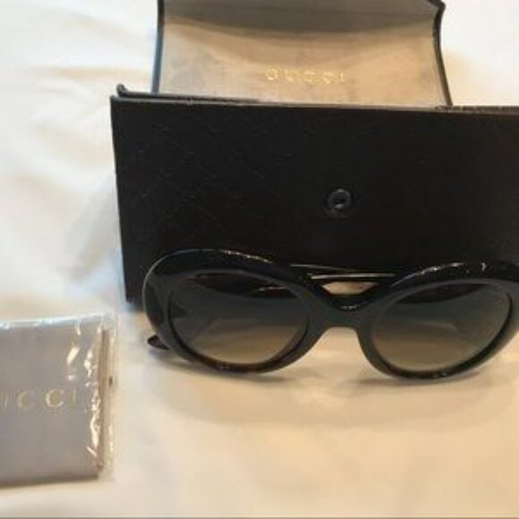 Authentic Gucci Round Tortoise Sunglasses - Picture 3 of 5
